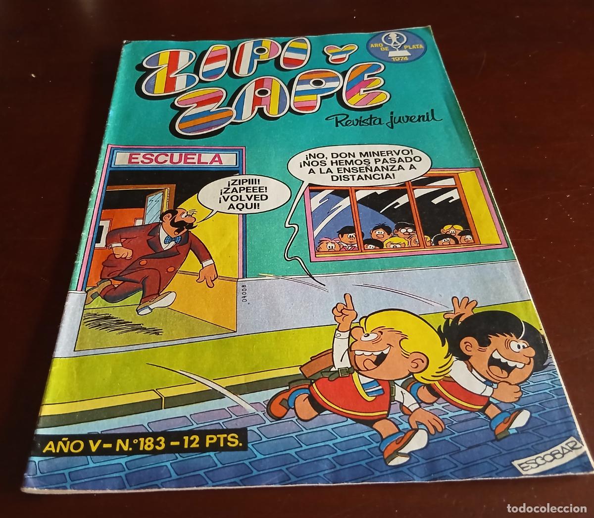Tebeos: ZIPI Y ZAPE - N&ordm; 183 - REVISTA JUVENIL - BRUGUERA