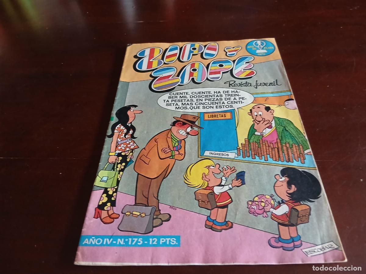 Tebeos: ZIPI Y ZAPE - N&ordm; 175 - REVISTA JUVENIL - BRUGUERA