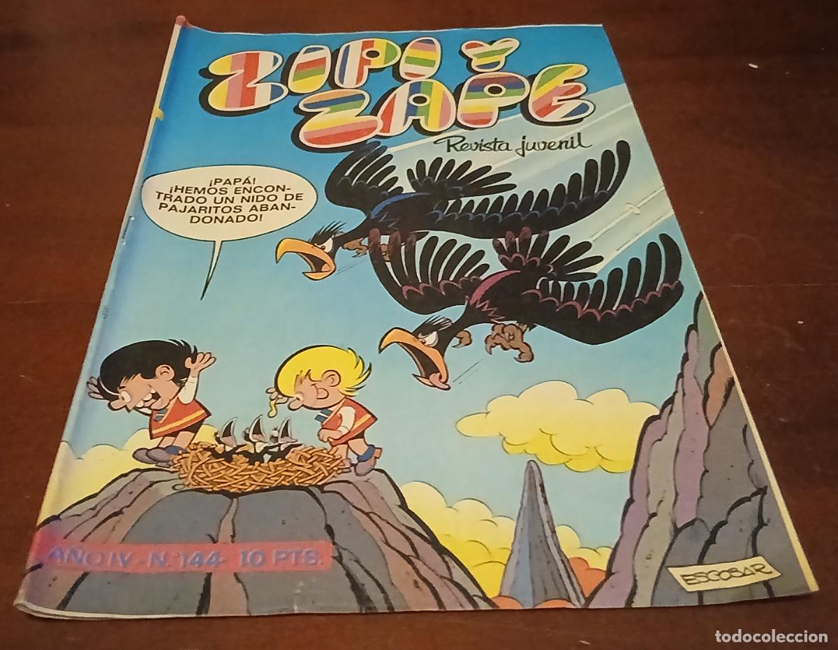 Tebeos: ZIPI Y ZAPE - N&ordm; 144 - REVISTA JUVENIL - BRUGUERA