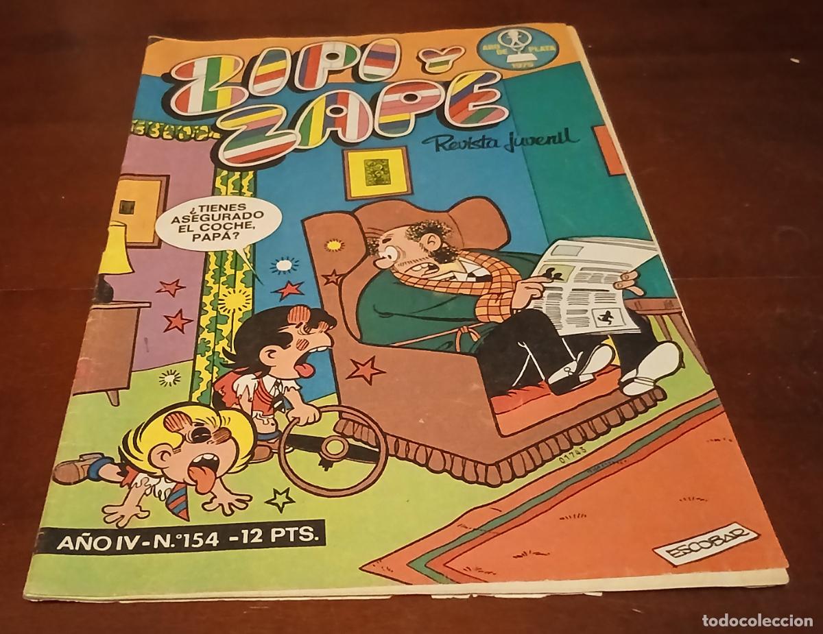 Tebeos: ZIPI Y ZAPE - N&ordm; 154 - REVISTA JUVENIL - BRUGUERA