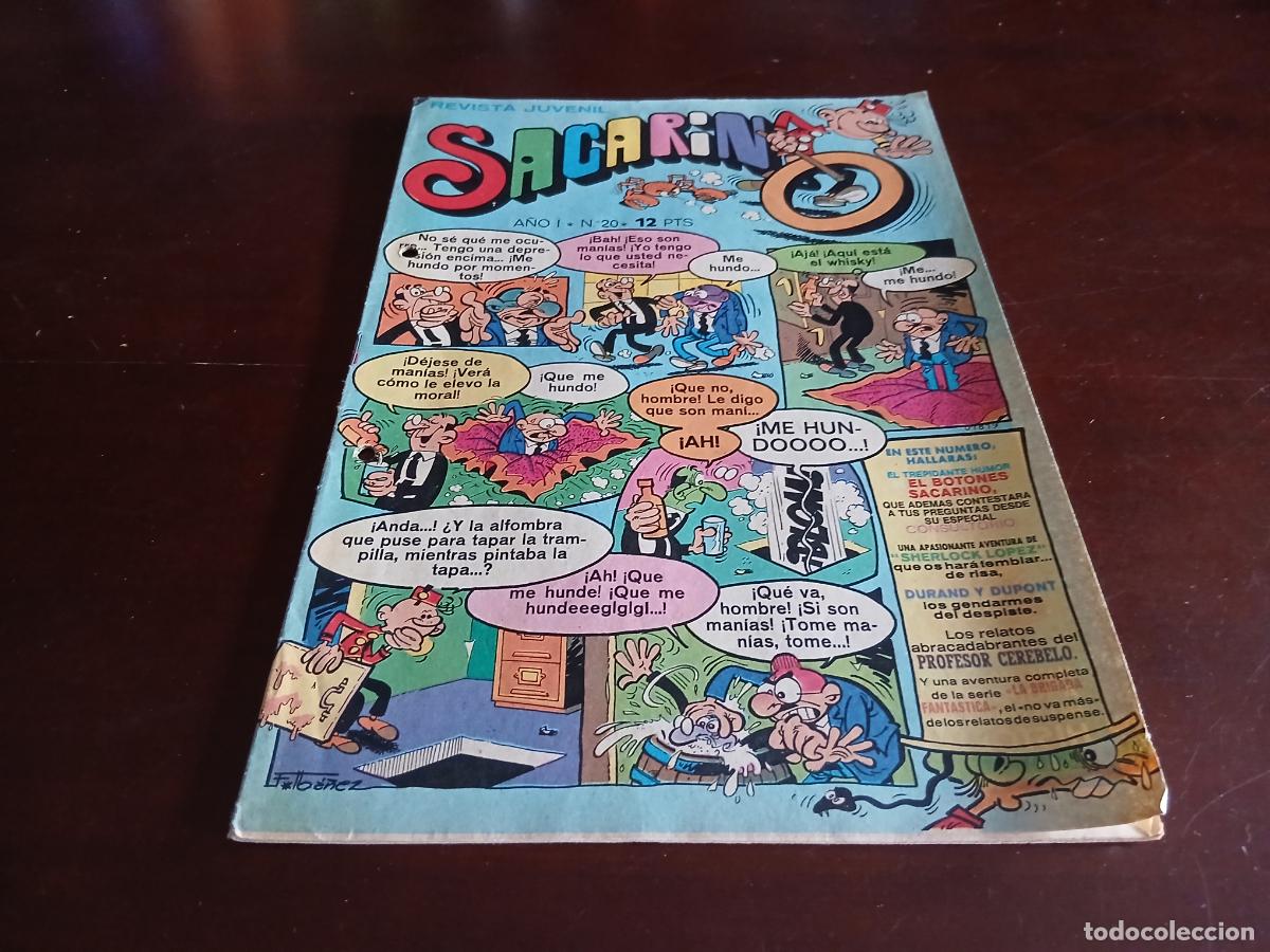 Tebeos: SACARINO - N&ordm; 20 - REVISTA JUVENIL - BRUGUERA