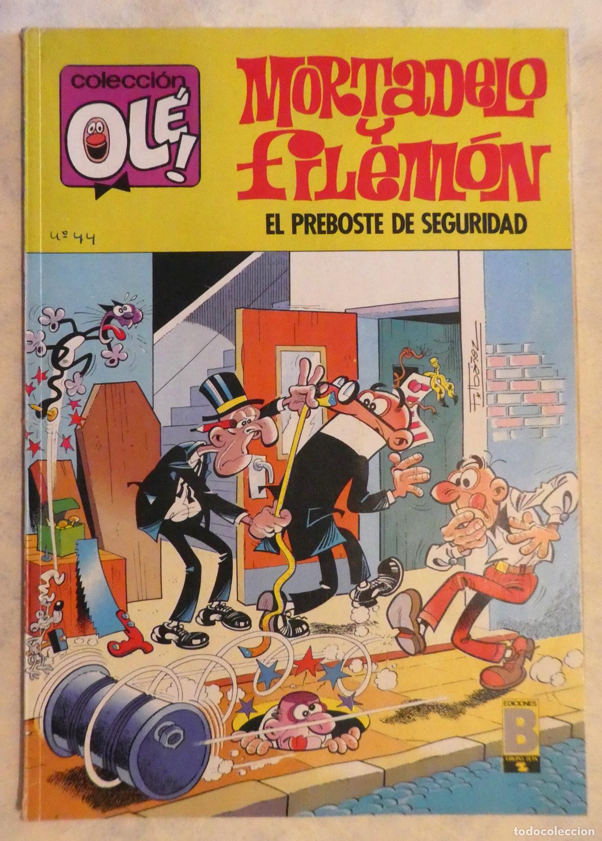 Tebeos: MORTADELO Y FILEMON EL PREBOSTE DE SEGURIDAD, 1&ordf; edicion 1988