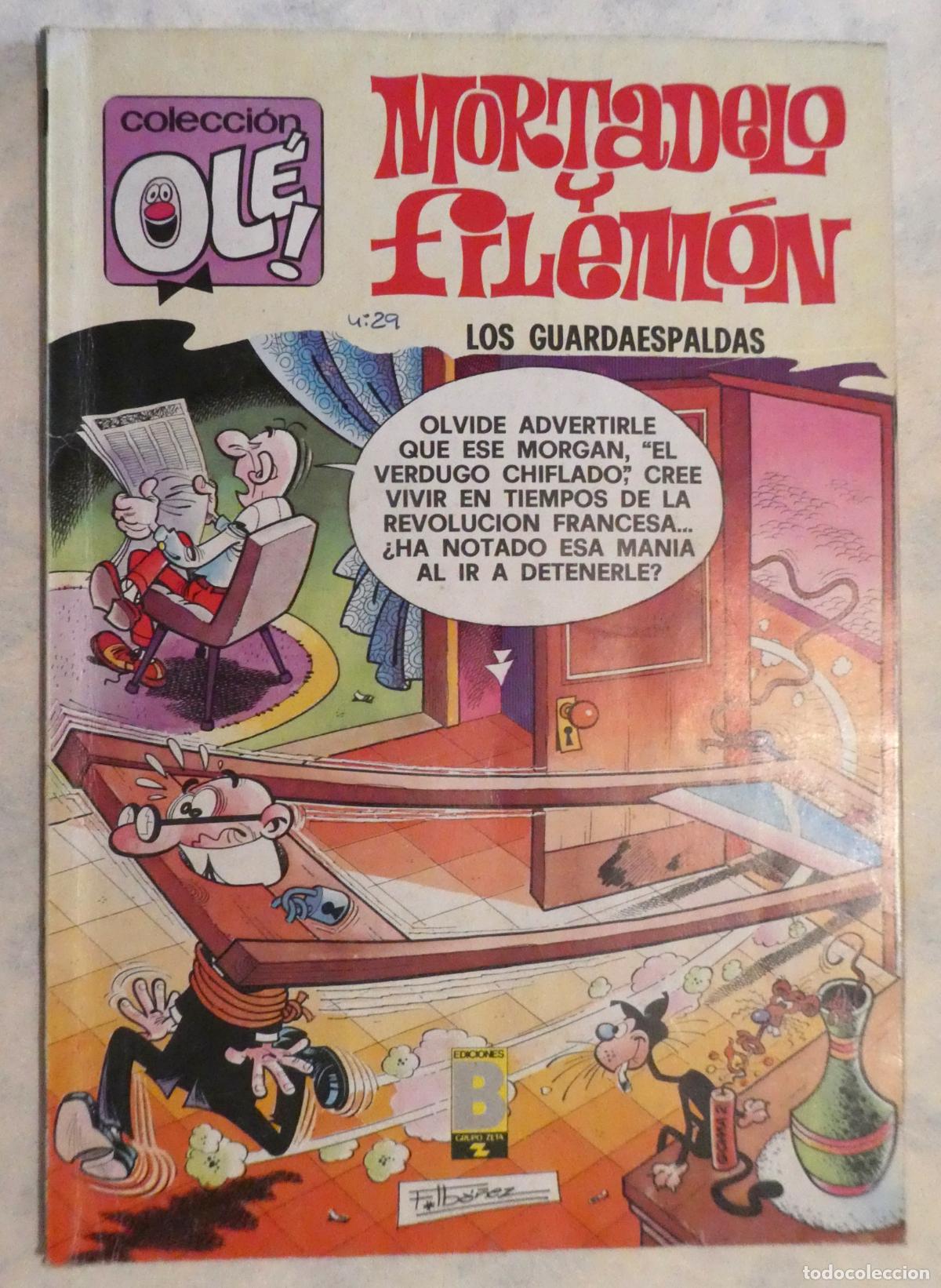 Tebeos: MORTADELO Y FILEMON LOS GUARDAESPALDAS, 1&ordf; edicion 1988