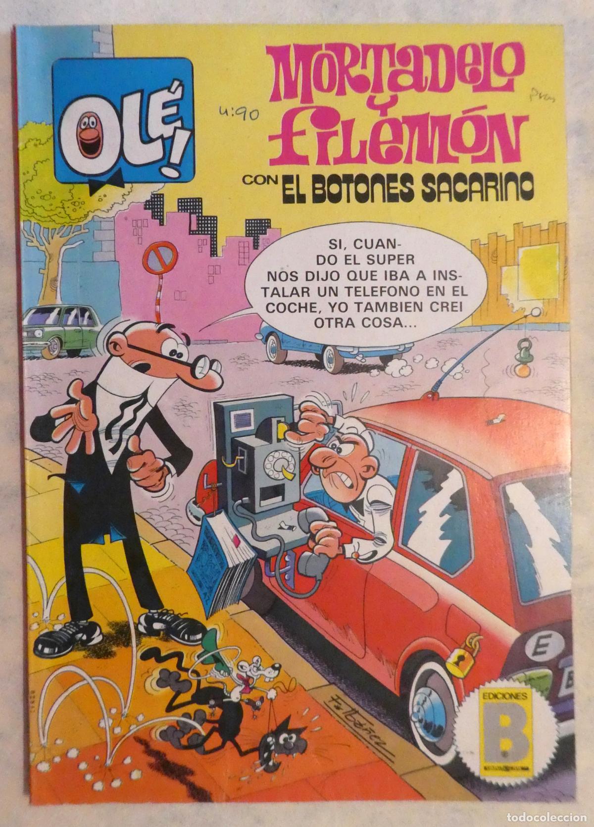 Tebeos: Mortadelo y Filem&oacute;n con el Botones Sacarino, 2&ordf; edicion 1987