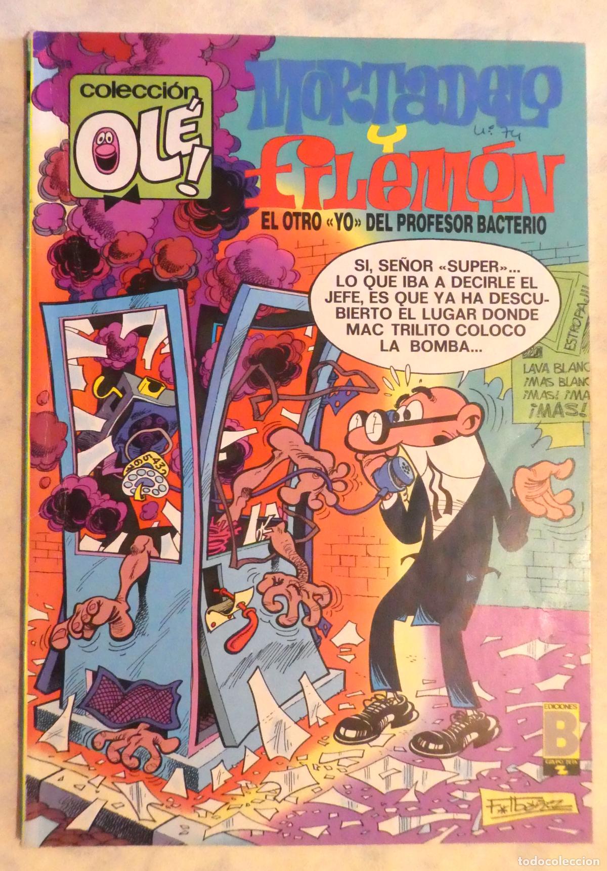 Tebeos: Mortadelo y Filem&oacute;n El otro &rdquo;yo&rdquo; del profesor Bacterio, 1&ordf; edicion 1988