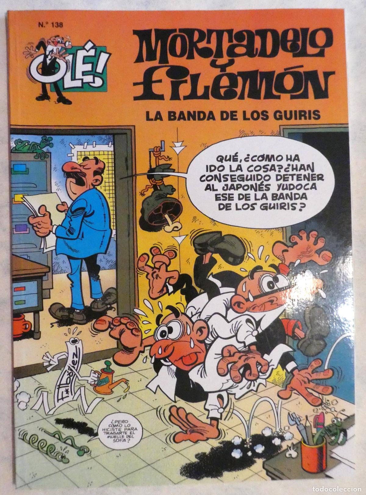 Tebeos: Mortadelo y Filem&oacute;n LA BANDA DE LOS GUIRIS N&ordm; 138 , 2&ordf; edicion 2000