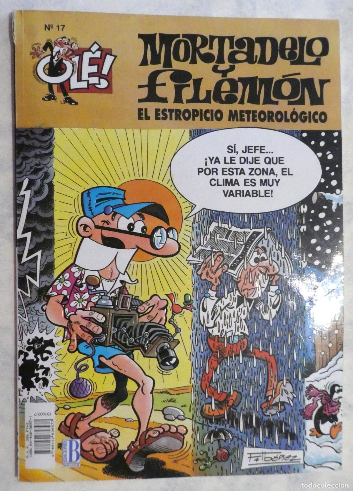 Tebeos: Mortadelo y Filem&oacute;n EL ESTROPICIO METEOROLOGICO N&ordm; 17 , 2&ordf; edicion 1996