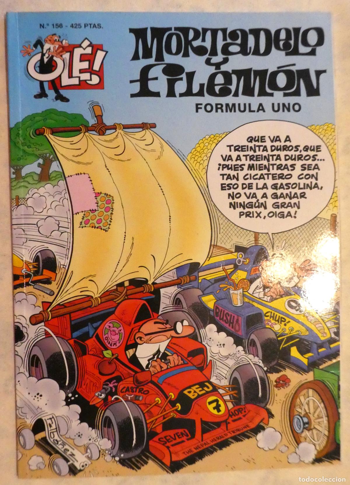 Tebeos: Mortadelo y Filem&oacute;n FORMULA UNO N&ordm; 156 , 1&ordf; edicion 2001