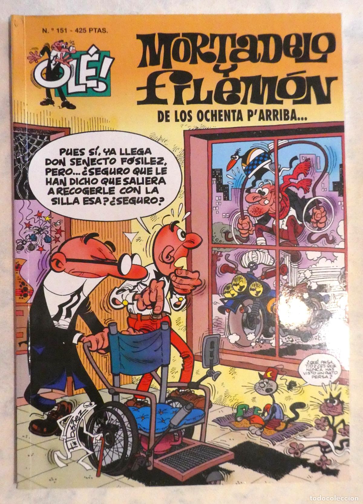 Tebeos: Mortadelo y Filem&oacute;n De los ochenta p'arriba N&ordm; 151 , 2&ordf; edicion 2001