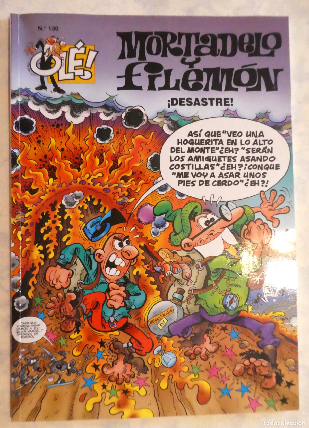 Tebeos: Mortadelo y Filem&oacute;n &iexcl; DESASTRE! N&ordm; 130 , 2&ordf; edicion 2000