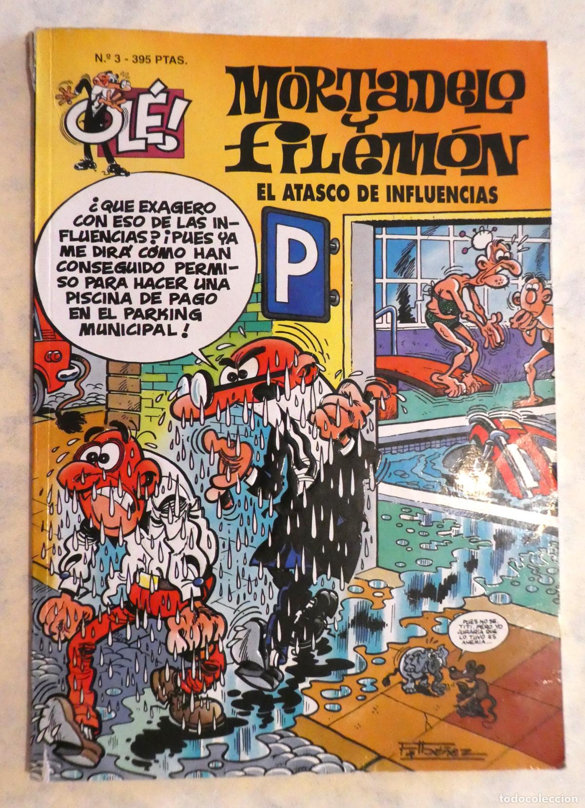 Tebeos: Mortadelo y Filem&oacute;n El Atasco de Influencias N&ordm; 3 , 2&ordf; edicion 1995