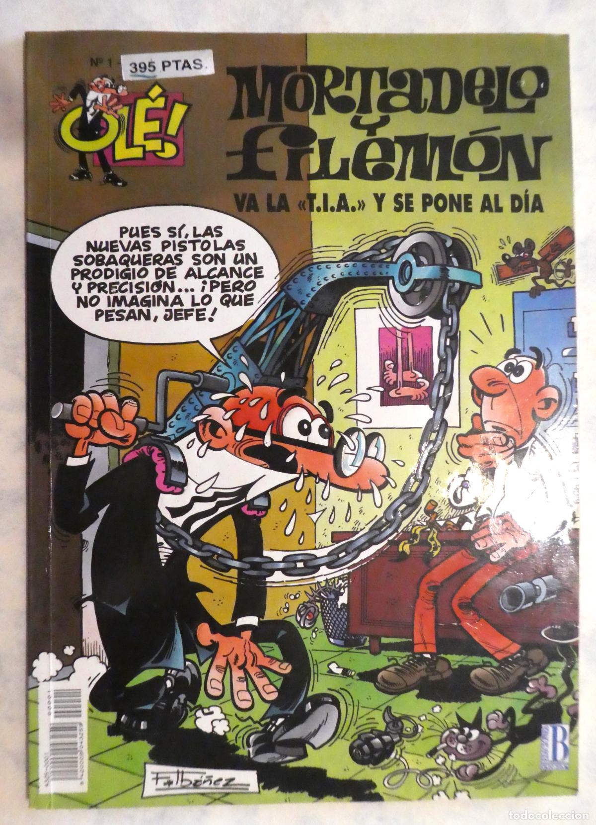Tebeos: Mortadelo y Filem&oacute;n VA LA T.I.A. Y SE PONE AL DIA N&ordm; 1 , 1&ordf; edicion 1993
