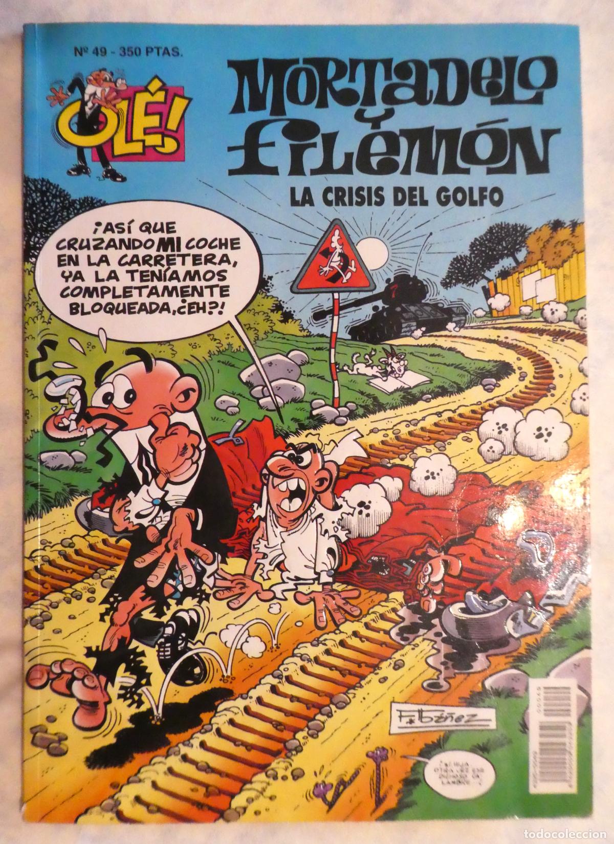 Tebeos: Mortadelo y Filem&oacute;n La crisis del golfo N&ordm; 49 , 1&ordf; edicion 1994