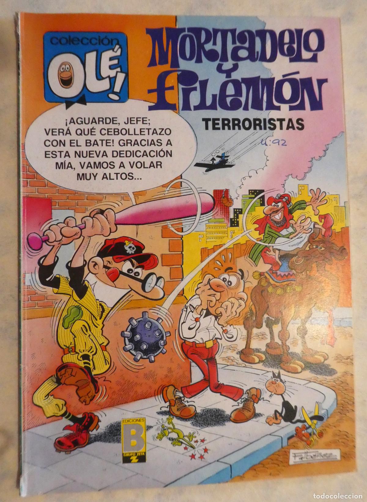 Tebeos: Mortadelo y Filem&oacute;n Terroristas , 1&ordf; edicion 1989