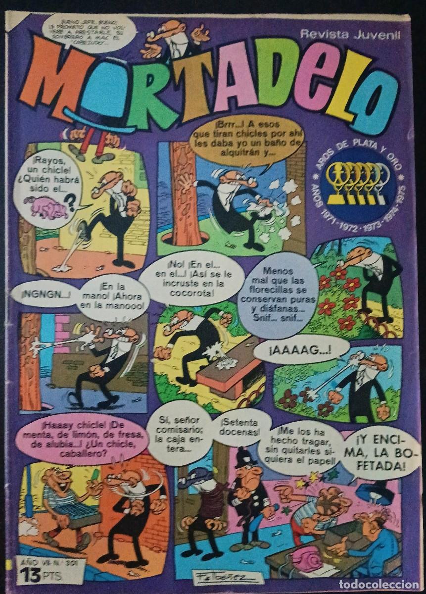 Tebeos: MORTADELO SEMANAL-BRUGUERA- N&ordm; 301 -21-JUNIO-1976-COMANCHE-CORSARIO DE HIERRO-CORRECTO-RARO-VEA-1798