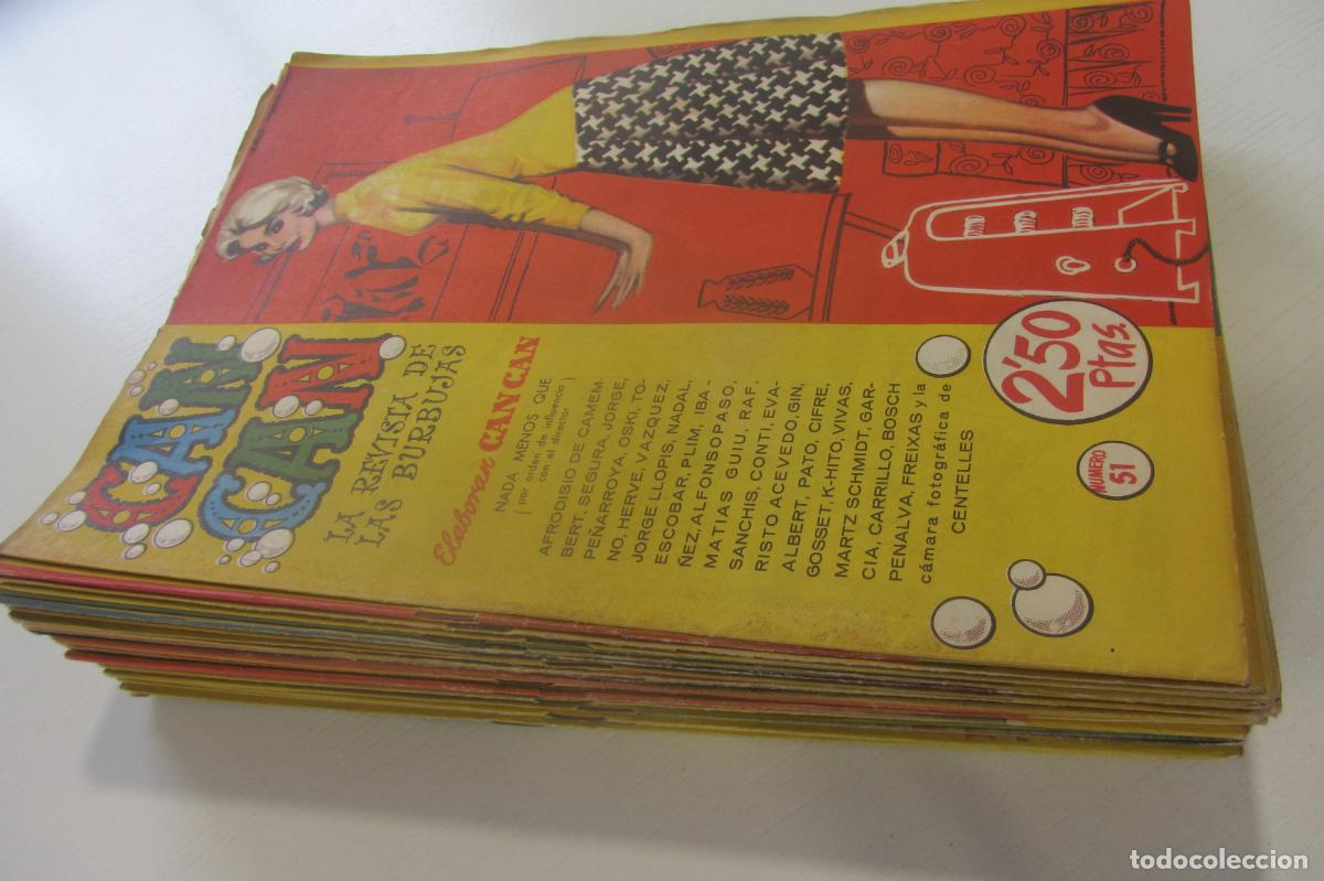 Tebeos: GRAN LOTE CAN CAN N&ordm; 51 A 123 BRUGUERA EN BUEN ESTADO 1960 ARX85