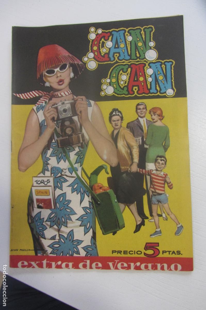 Tebeos: CAN CAN 1&ordf; EPOCA EXTRA N&ordm; 2 VERANO 1959 BRUGUERA BUEN ESTADO ARX85