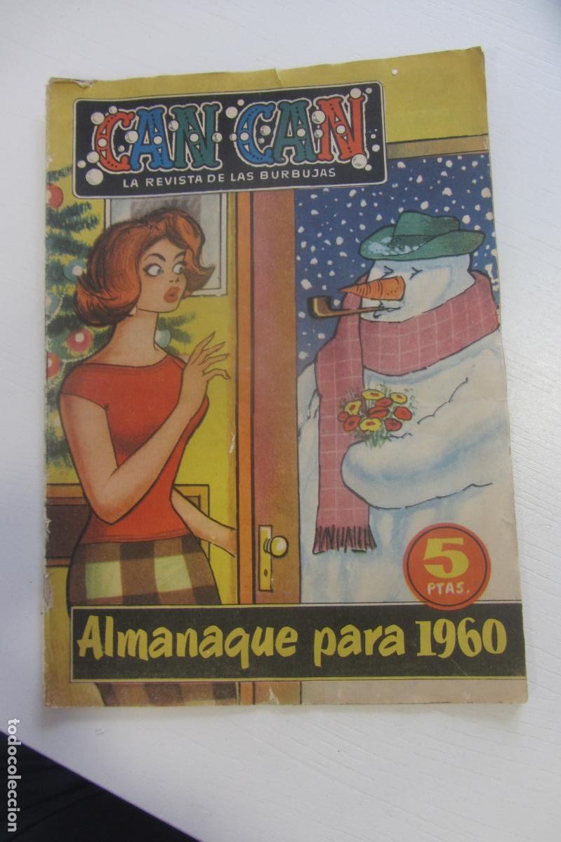 Tebeos: CAN CAN LA REVISTA DE LAS BURBUJAS ALMANAQUE PARA 1960 1959 BRUGUERA ARX85