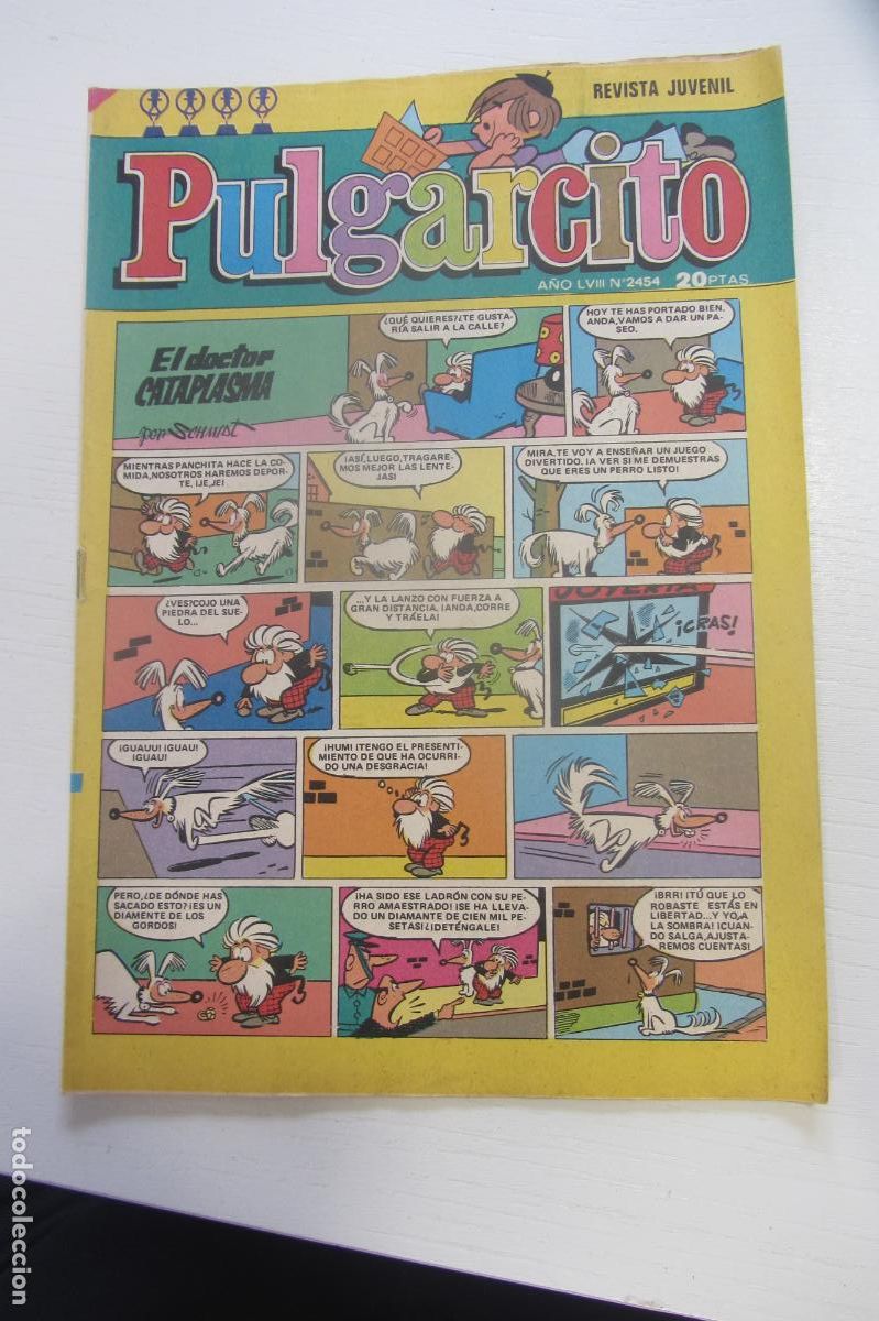 Tebeos: PULGARCITO N&ordm; 2454 CON SHERIFF KING:CITA EN CALAVERA GULCH PUBLICIDAD YOGUR BRUGUERA ARX125