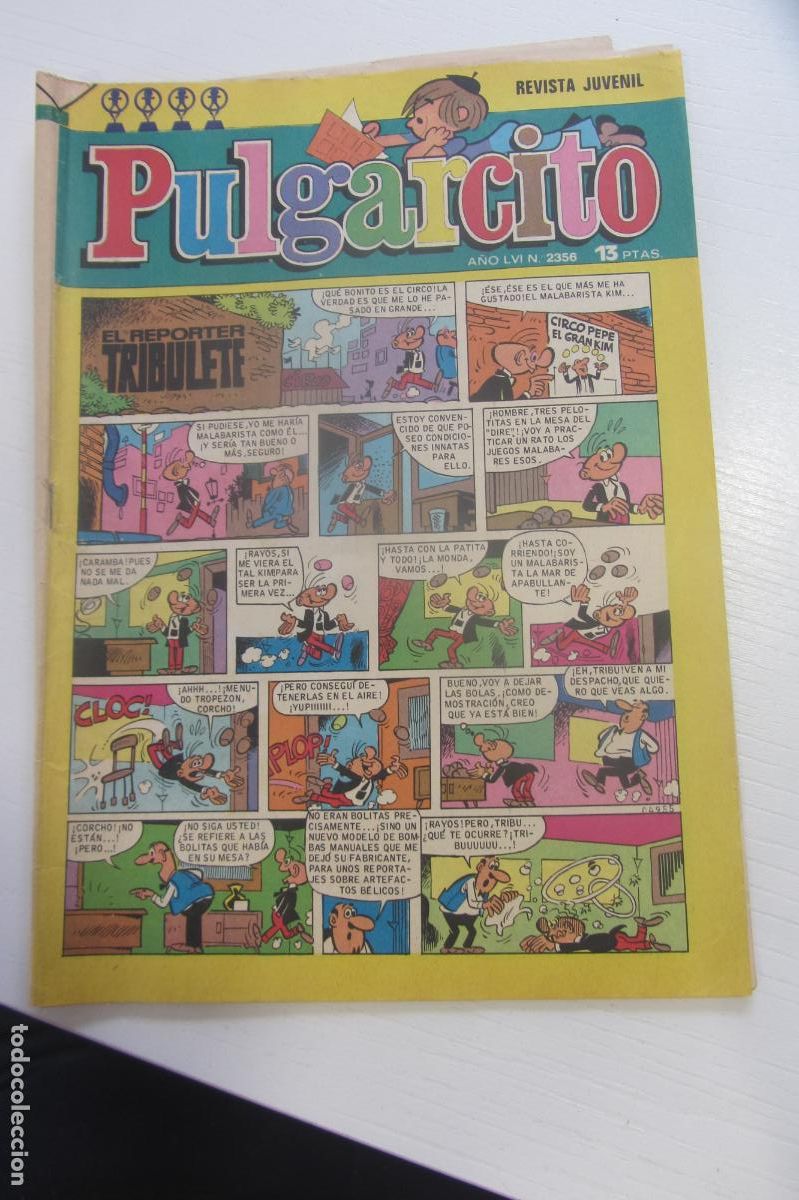 Tebeos: PULGARCITO N&ordm; 2356 CON EL SHERIFF KING EDITORIAL BRUGUERA ARX125
