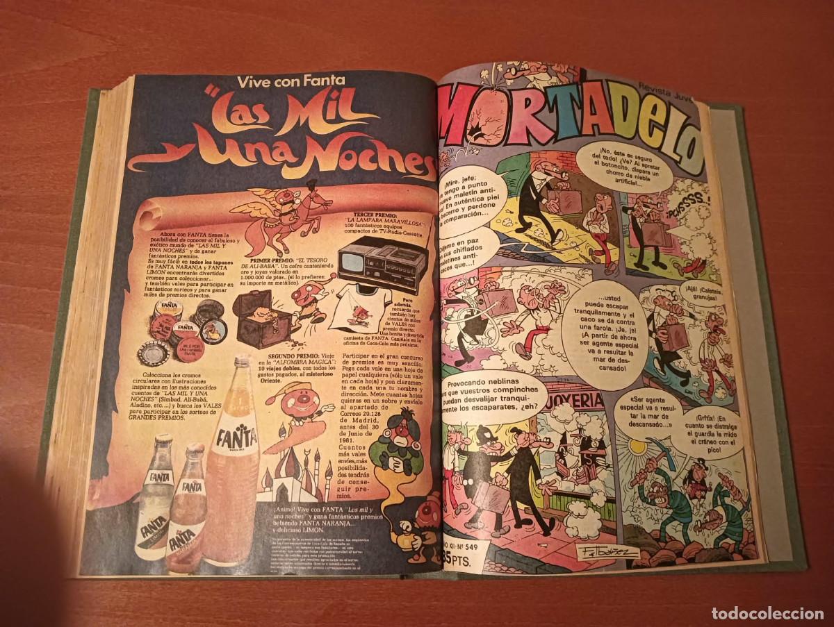 Tebeos: Mortadelo Revista Juvenil N&ordm; 534 al 549 en un tomo