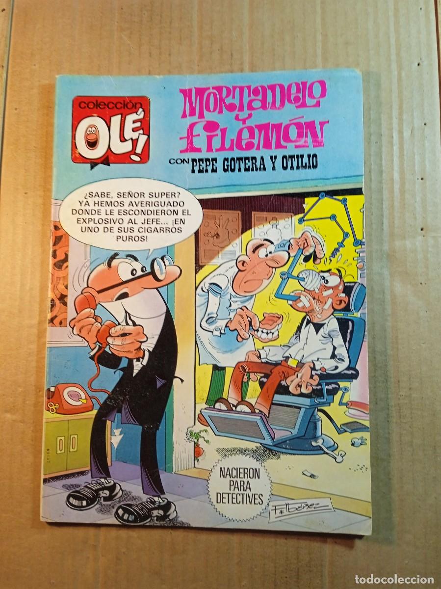 Tebeos: TEBEO DE OLE MORTADELO Y FILEMON CON PEPE GOTERA Y OTILIO NACIERON PARA DETECTIVES A&Ntilde;O 1982 N&ordm; 245