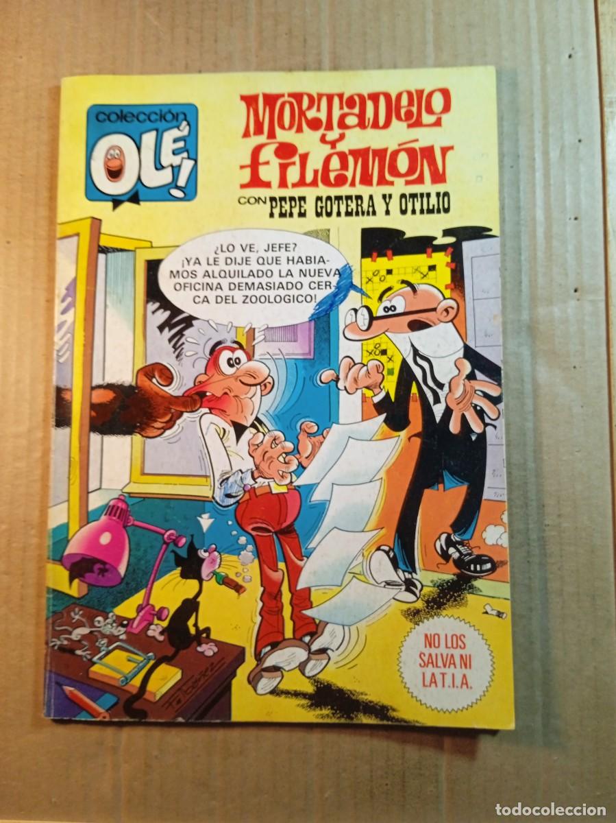 Comics: TEBEO DE OLE MORTADELO Y FILEMON CON PEPE GOTERA Y OTILIO NO LOS SALVA NI LA T.I.A. A&Ntilde;O 1982 N&ordm; 243