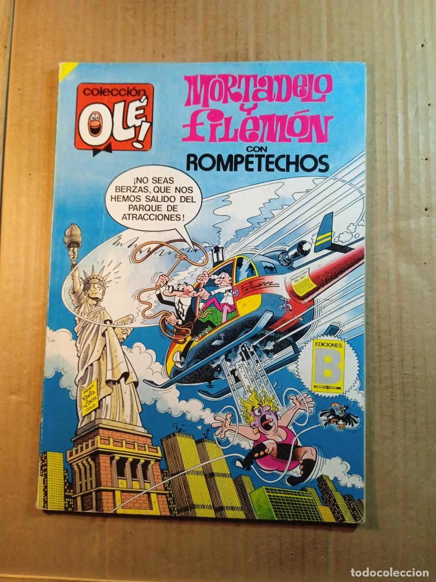 Tebeos: TEBEO DE OLE MORTADELO Y FILEMON CON ROMPETECHOS DEL A&Ntilde;O 1987 N&ordm; 290 - M. 56
