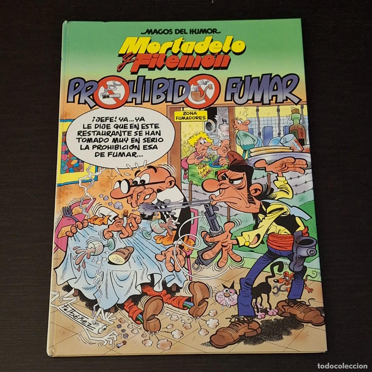 Tebeos: MORTADELO Y FILEMON - PROHIBIDO FUMAR - IBA&Ntilde;EZ - MAGOS DEL HUMOR N&ordm; 105 - 1&ordf; EDICION 2005