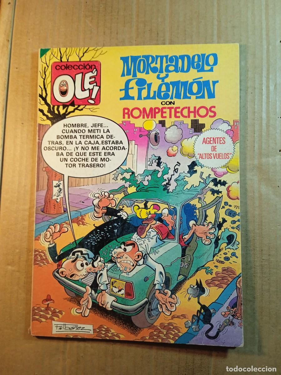 Tebeos: TEBEO DE OLE MORTADELO Y FILEMON CON ROMPETECHOS EN AGENTES DE ALTOS VUELOS DEL A&Ntilde;O 1980 N&ordm; 206