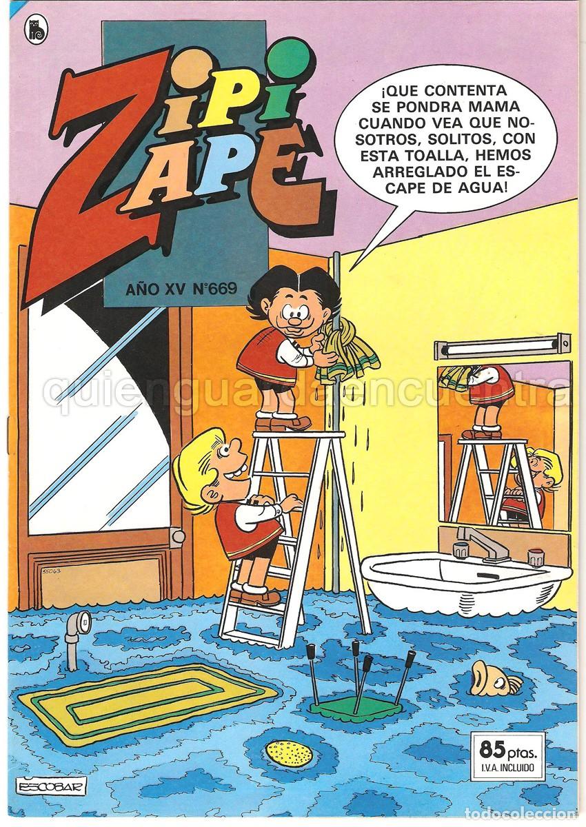 Tebeos: 8 COMICS ZIPI Y ZAPE 662-663-664-665-666-667-668 BRUGUERA A&Ntilde;O XV-1986 NUEVOS