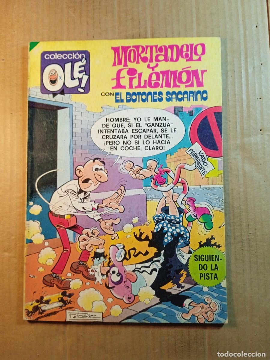 Tebeos: TEBEO DE OLE MORTADELO Y FILEMON CON EL BOTONES SACARINO EN SIGUIENDO LA PISTA DEL A&Ntilde;O 1980 N&ordm; 202