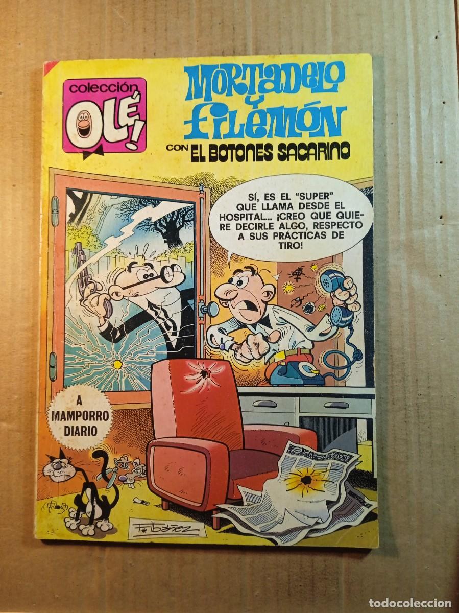 BDs: TEBEO DE OLE MORTADELO Y FILEMON EL BOTONES SACARINO EN A MAMPORRO DIARIO DEL A&Ntilde;O 1980 N&ordm; 194