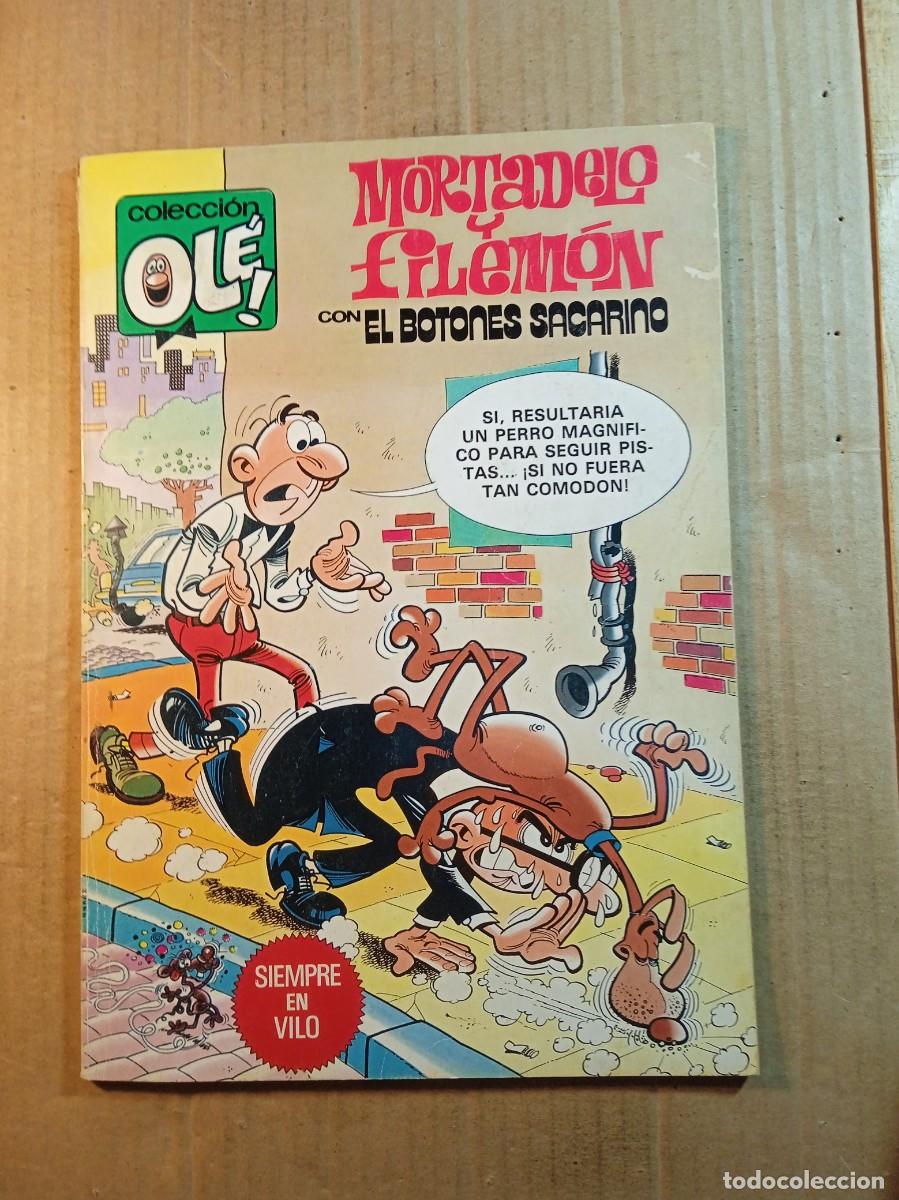 Livros de Banda Desenhada: TEBEO DE OLE MORTADELO Y FILEMON EL BOTONES SACARINO EN SIEMPRE EN VILO DEL A&Ntilde;O 1980 N&ordm; 208