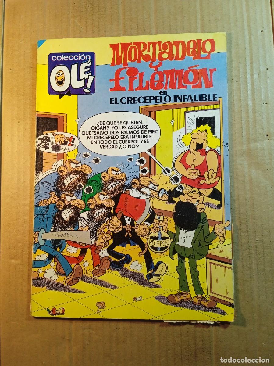 Tebeos: TEBEO DE OLE MORTADELO Y FILEMON EN EL CRECEPELOS INFALIBLE DEL A&Ntilde;O 1985 N&ordm; 308