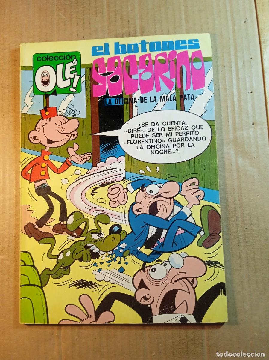 Tebeos: TEBEO DE OLE EL BOTONES SACARINO EN LA OFICINA DE LA MALA PATA DEL A&Ntilde;O 1975 N&ordm; 62 (NUMERO EN EL LOMO