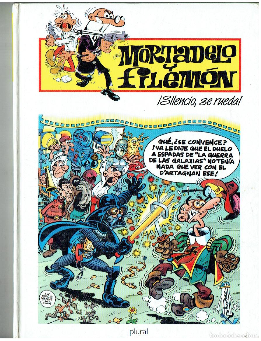 Tebeos: MORTADELO Y FILEM&Oacute;N. ! SILENCIO, SE RUEDA&iexcl;. EDICI&Oacute;N PLURAL 2000. (B/A11. RUM)