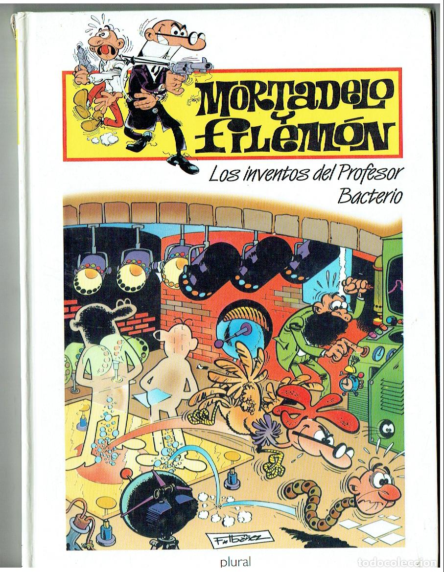 Tebeos: MORTADELO Y FILEM&Oacute;N. LOS INVENTOS DEL PROFESOR BACTERIO. EDICI&Oacute;N PLURAL 2000. (B/A11. RUM)