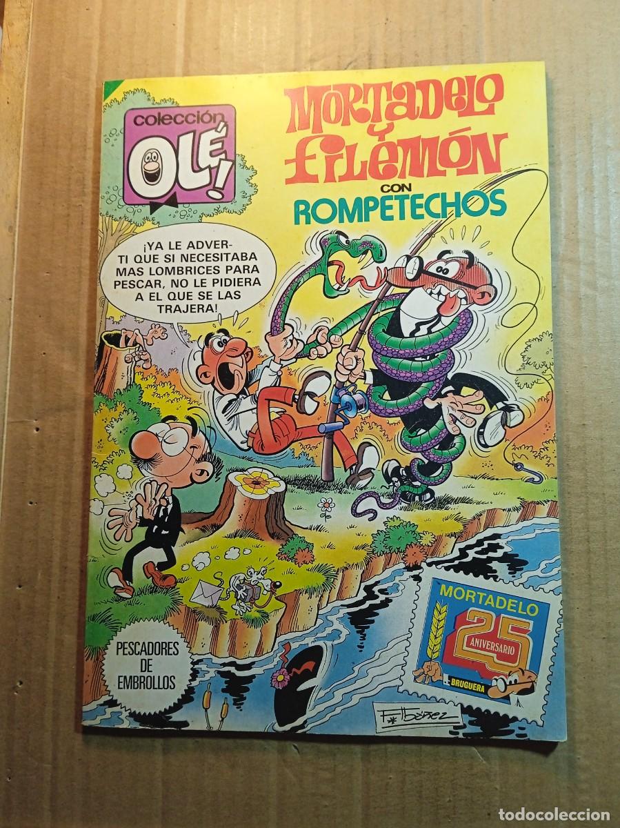 BDs: TEBEO DE OLE MORTADELO Y FILEMON CON ROPETECHOS EN PESCADORES DE EMBROLLOS DEL A&Ntilde;O 1984 N&ordm; 285