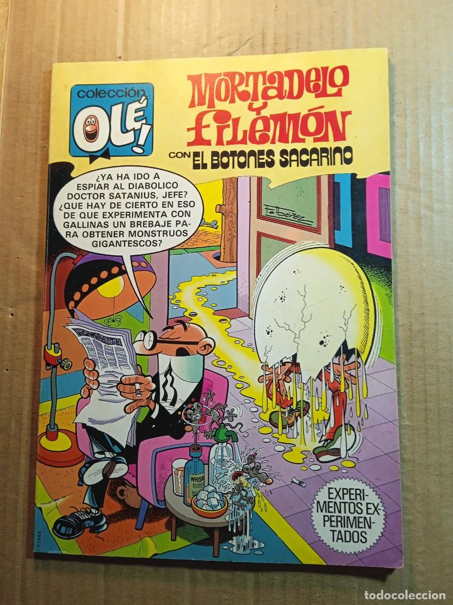 Comics: TEBEO DE OLE MORTADELO Y FILEMON CON EL BOTONES SACARINO EXPERIMENTOS EXPERIMENTADOS A&Ntilde;O 1981 N&ordm; 232