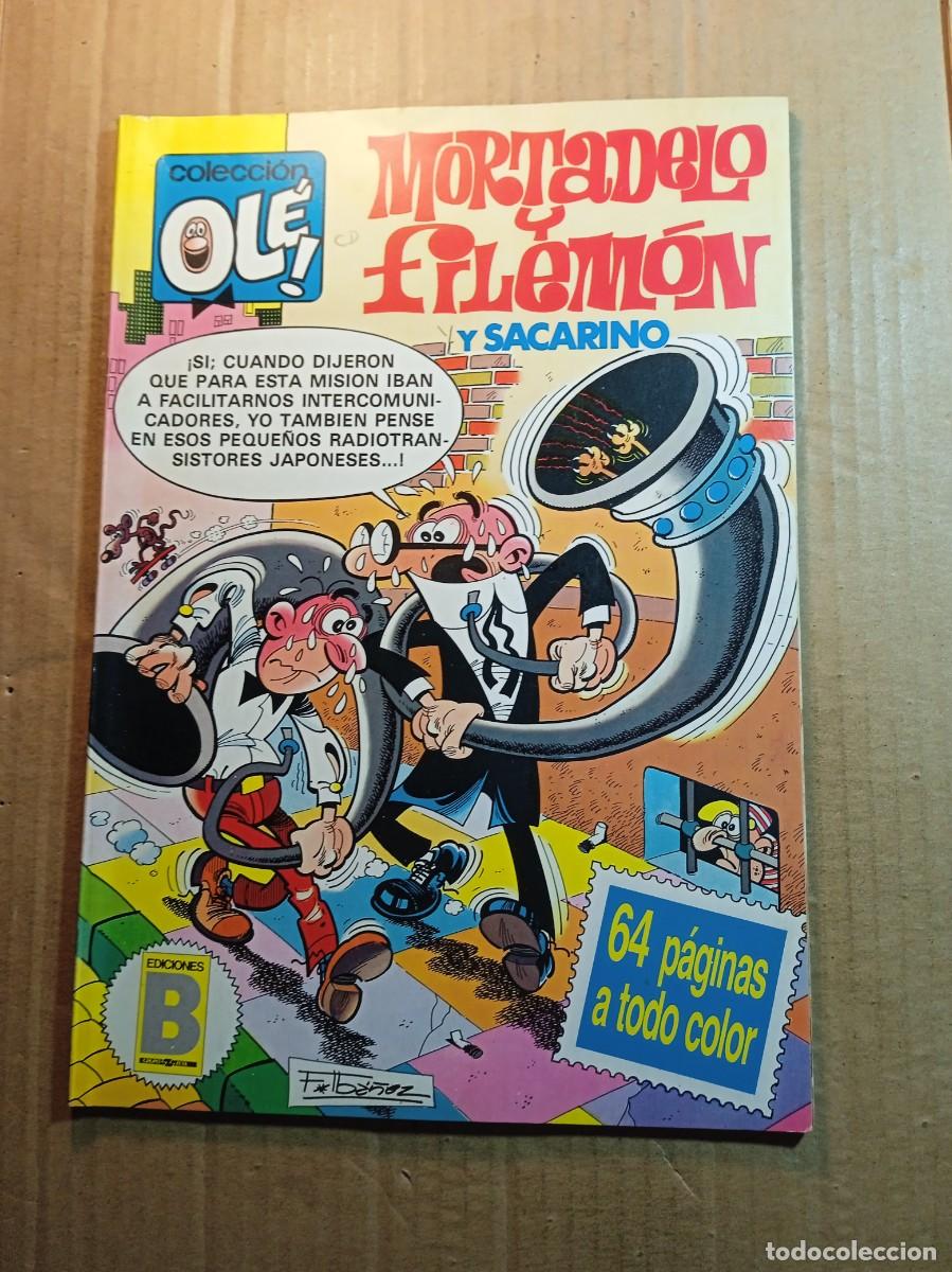 Tebeos: TEBEO DE OLE MORTADELO Y FILEMON CON EL BOTONES SACARINO DEL A&Ntilde;O 1987 N&ordm; 282 - M. 53