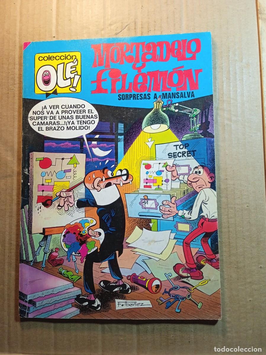 Tebeos: TEBEO DE OLE MORTADELO Y FILEMON EN SORPRESAS A MANSALVA DEL A&Ntilde;O 1980 N&ordm; 91