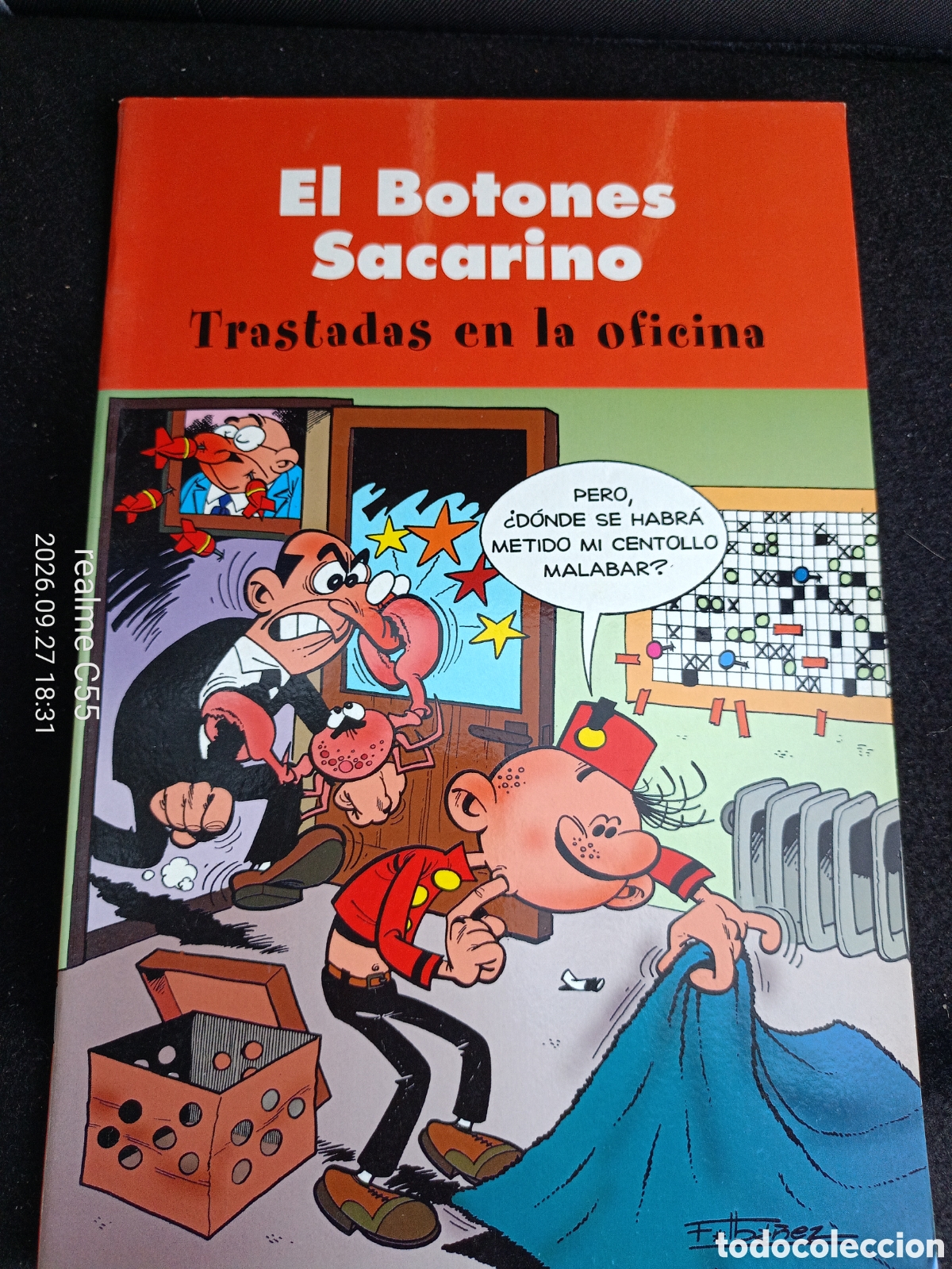 Tebeos: EL BOTONES SACARINO -TRASTADAS EN LA OFICINA