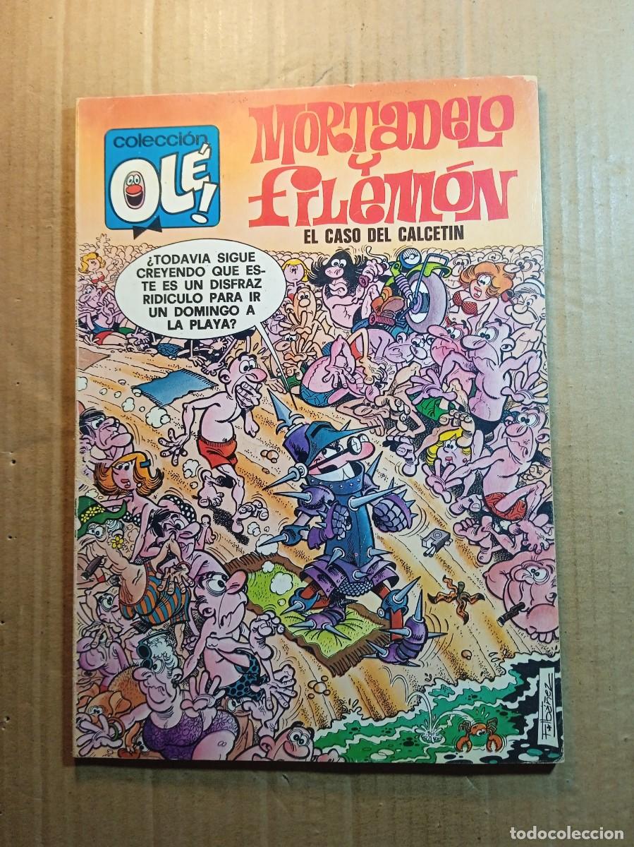 Tebeos: TEBEO DE OLE MORTADELO Y FILEMON EN EL CASO DEL CALCETIN DEL A&Ntilde;O 1979 N&ordm; 128