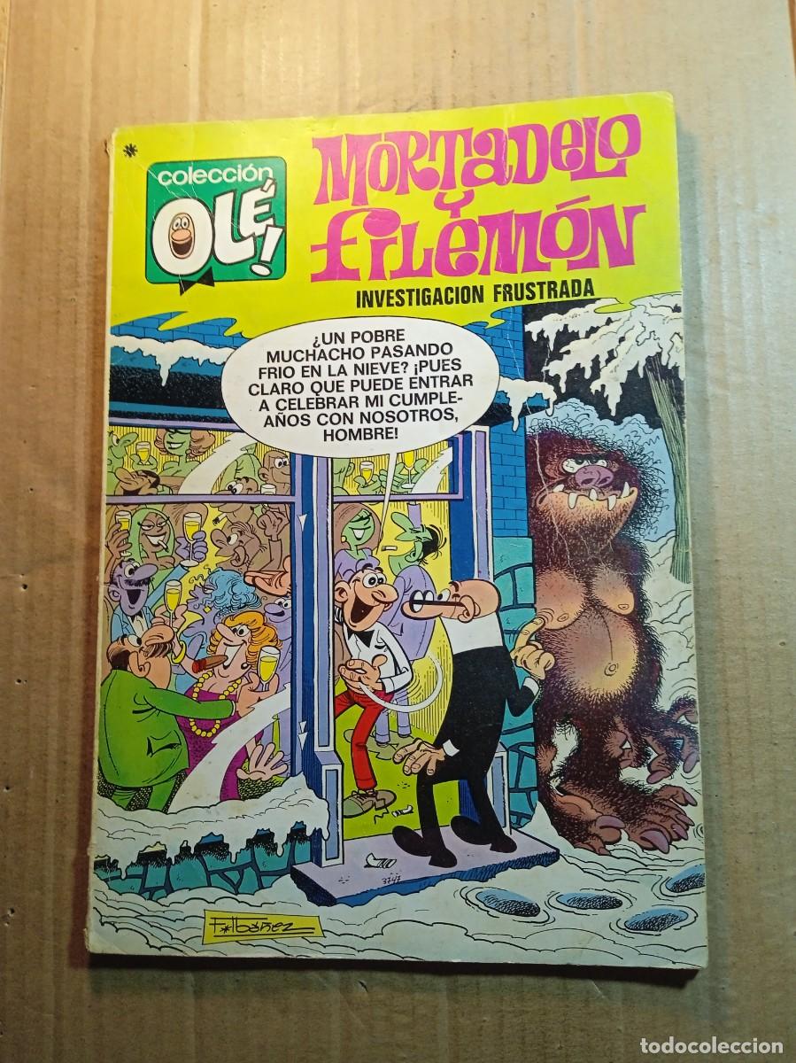 Tebeos: TEBEO DE OLE MORTADELO Y FILEMON EN INVESTIGACION FRUSTRADA DEL A&Ntilde;O 1978 N&ordm; 111