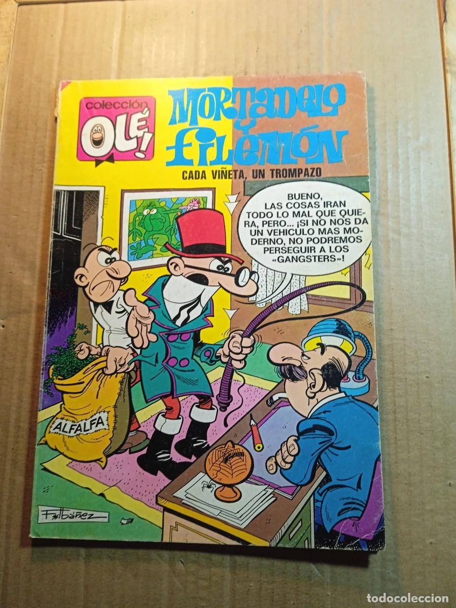 Tebeos: TEBEO DE OLE MORTADELO Y FILEMON EN CADA VI&Ntilde;ETA UN TROMPAZO DEL A&Ntilde;O 1980 N&ordm; 86