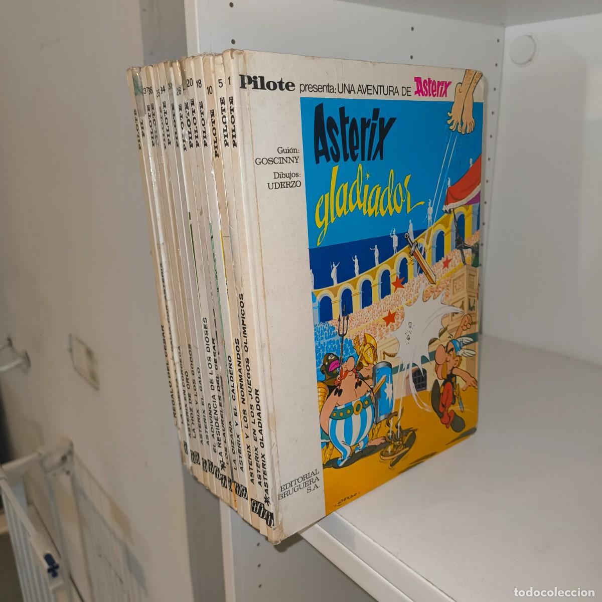 Tebeos: Lote de 14 Ast&eacute;rix &ndash; Bruguera Pilote a&ntilde;os 70