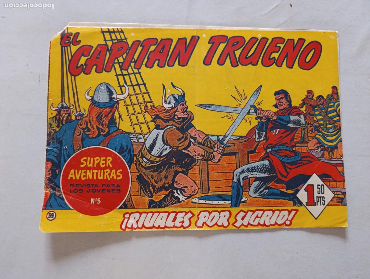 BDs: EL CAPITAN TRUENO N&ordm; 59 - BRUGUERA - ORIGINAL (HT)