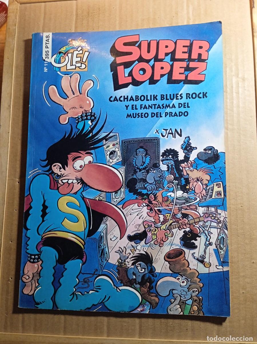 Giornalini: TEBEO DE OLE SUPER LOPEZ EN CACHABOLIK BLUES ROCK Y EL FANTASMA DEL MUSEO DEL PRADO A&Ntilde;O 1995 N&ordm; 11
