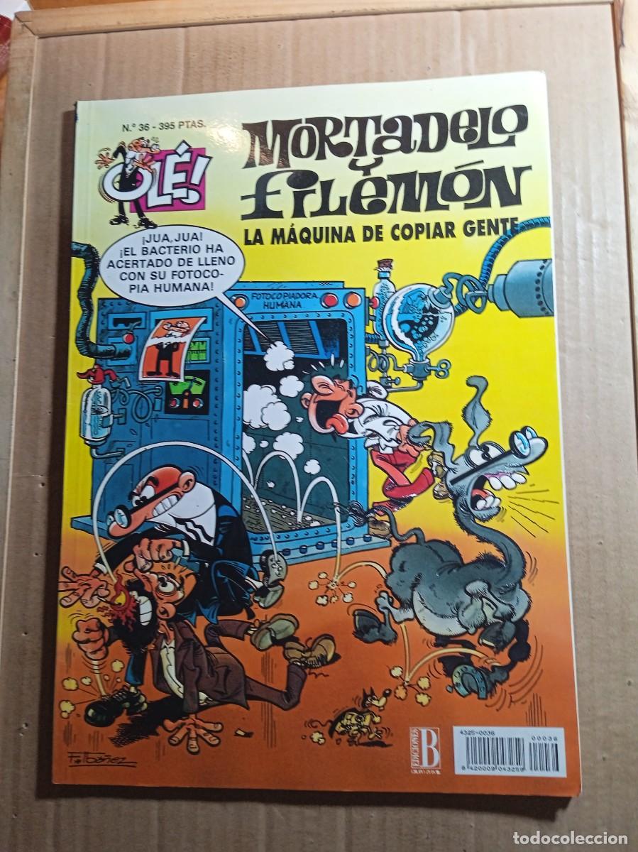 Livros de Banda Desenhada: TEBEO DE OLE MORTADELO Y FILEMON EN LA MAQUINA DE COPIAR GENTE DEL A&Ntilde;O 1998 N&ordm; 36
